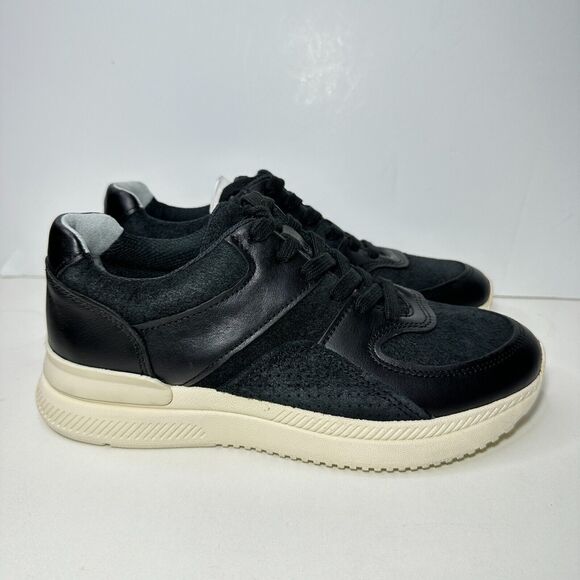 O by Everlane The Trainer Sneaker Leather Women's Shoes Black US M5/US W7 NWOB - Picture 3 of 9